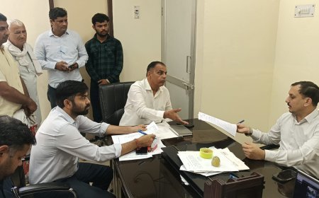 समाधान शिविर में शिकायतों के त्वरित एवं गुणवत्तापूर्ण निपटान के लिए एसडीएम अमित भारद्वाज ने दिए निर्देश* 