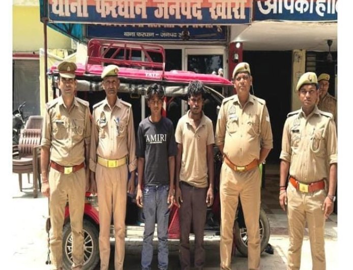 लखीमपुर खीरी : ब्लाइंड मर्डर का खुलासा, दो बाल अपचारी हिरासत में