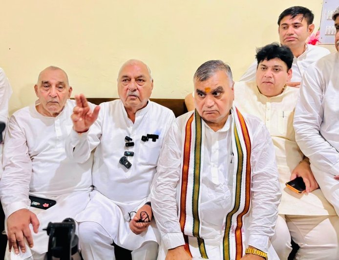 भूपेंद्र सिंह हुड्डा ने की हांसी और अंबाला में हुए लाठीचार्ज की कड़े शब्दों में निंदा