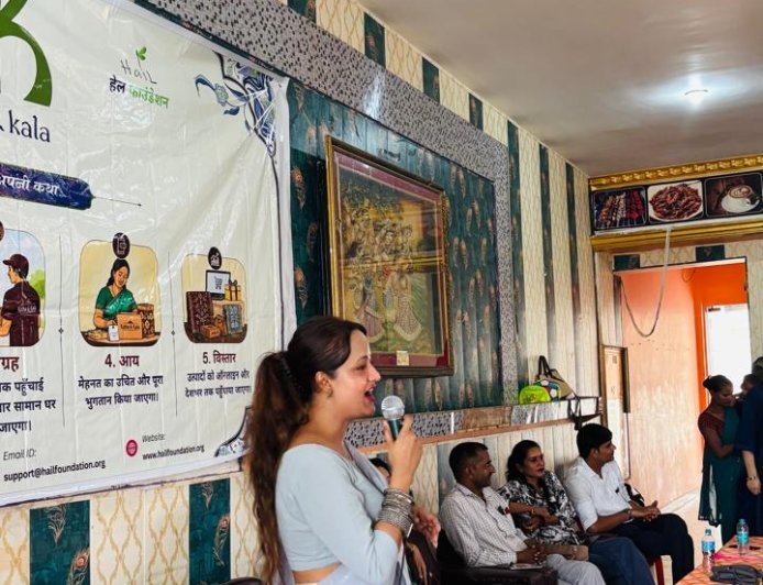 यू.जे. पैलेस में ग्रामीण महिलाओं को दिया रोजगार व आत्मरक्षा का प्रशिक्षण