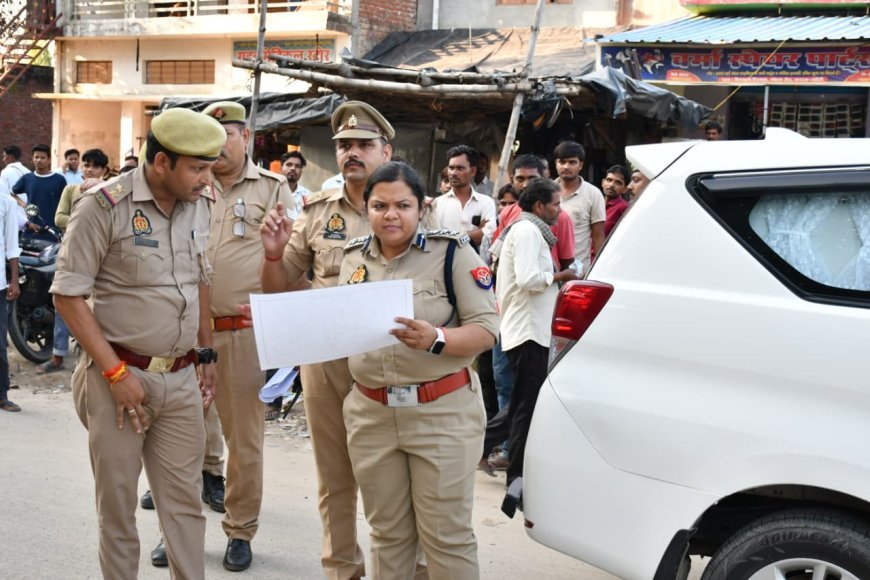 लखीमपुर खीरी : कांवड़ मार्गों पर एसपी ने परखी सुरक्षा व्यवस्था ।