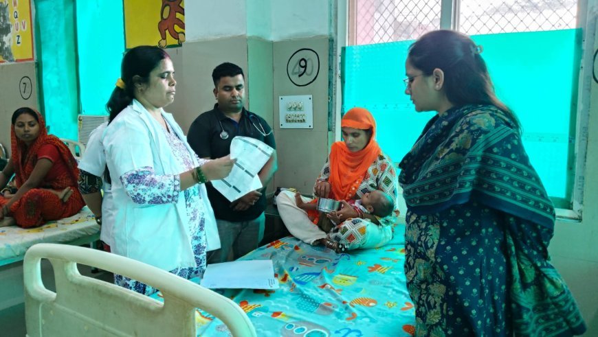 हरदोई:सीडीओ ने एनआरसी का किया औचक निरीक्षण, लापरवाही पर 13 सीडीपीओ को नोटिस के निर्देश