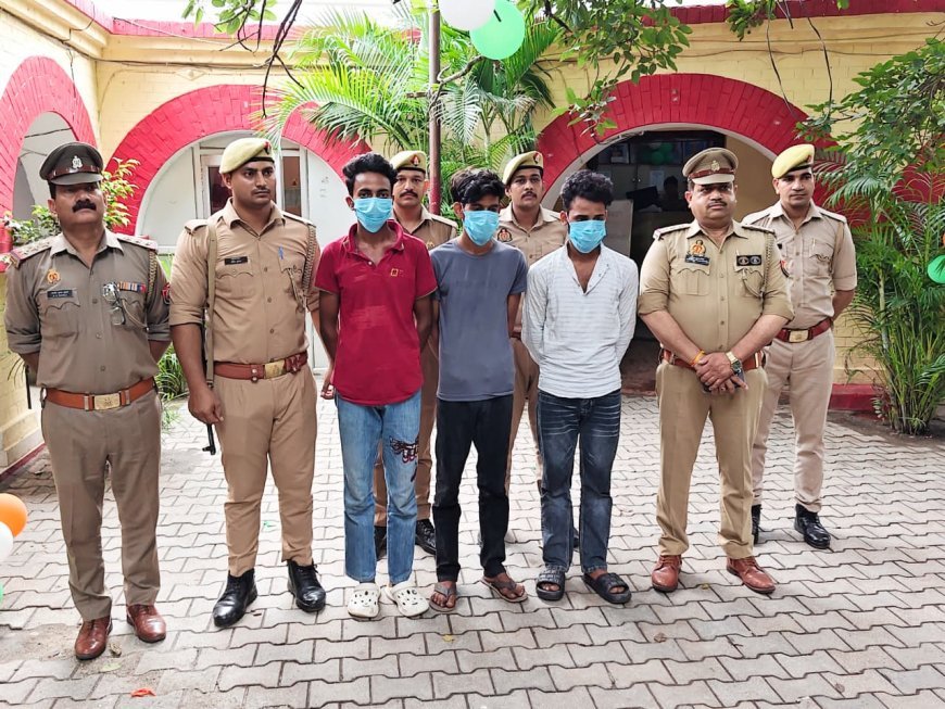 लखीमपुर खीरी : सामूहिक दुष्कर्म के तीन आरोपी 24 घंटे में गिरफ्तार, कोतवाली सदर पुलिस की त्वरित कार्रवाई