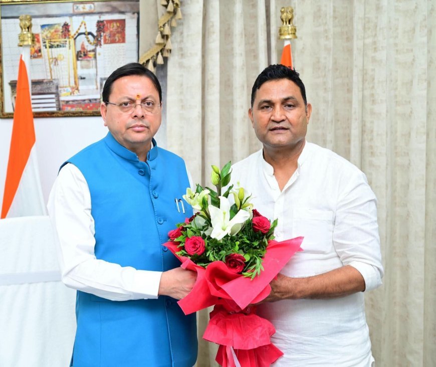 नैनीताल : मंत्री कैड़ा ने सीएम धामी से की भीमताल की समस्याओं के समाधान की मांग