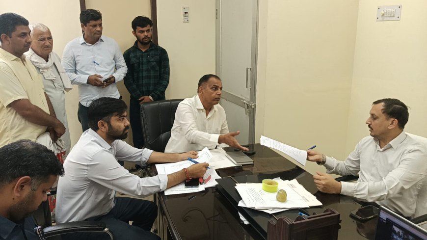 समाधान शिविर में शिकायतों के त्वरित एवं गुणवत्तापूर्ण निपटान के लिए एसडीएम अमित भारद्वाज ने दिए निर्देश* 