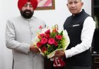 देहरादून : नवनियुक्त सैनिक कल्याण निदेशक ने राज्यपाल से की शिष्टाचार भेंट