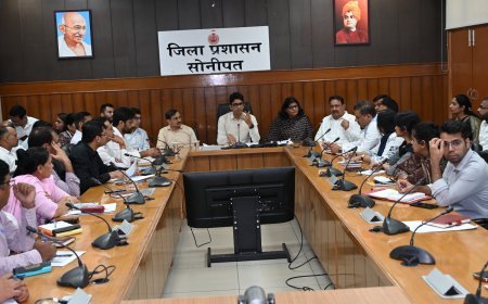 सेवा संकल्प अभियान: एडीसी अजय चोपड़ा ने लघु सचिवालय में विभागाध्यक्षों एवं नोडल अधिकारियों के साथ करी बैठक