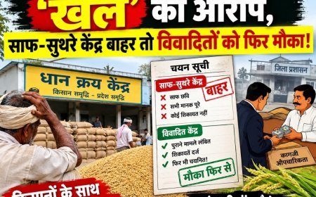 धान क्रय केंद्रों के चयन में ‘खेल’ का आरोप, साफ-सुथरे केंद्र बाहर तो विवादितों को फिर मौका!