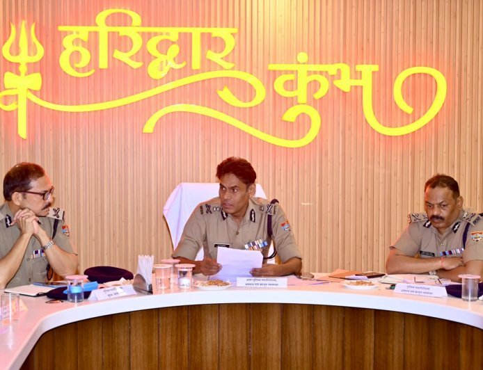 हरिद्वार : कुंभ मेला 2027 की तैयारियों को लेकर हरिद्वार पहुंचे एडीजी मुरुगेशन