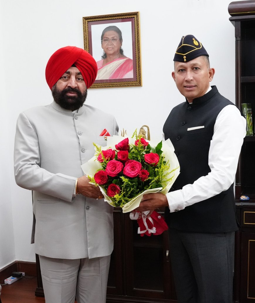 देहरादून : नवनियुक्त सैनिक कल्याण निदेशक ने राज्यपाल से की शिष्टाचार भेंट