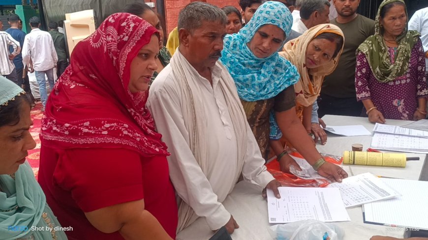 राई बीडीपीओ कार्यालय में सेवा सेतू कैंप का हुआ आयोजन, 20 विभागों ने स्टॉल लगा दी योजनाओं की जानकारी