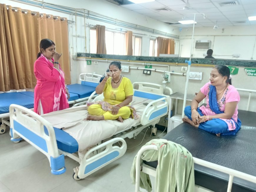 योग सहायकों ने मरीजों, परिजनों व विद्यार्थियों को करवाईं योग क्रियाएं, नियमित योग अपनाने के लिए किया प्रेरित*