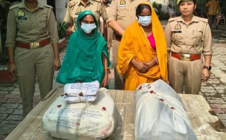 हरदोई: नशे की बड़ी खेप बरामद, 10 किलो गांजे के साथ बिहार की दो महिलाएं गिरफ्तार