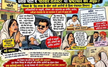 ब्लॉक भीटी में 'परिवार रजिस्टर' या भ्रष्टाचार का अड्‍डा? विधवा के 'डेढ़ लाख के खेल' वाले आरोपों से हिला पंचायत विभाग!