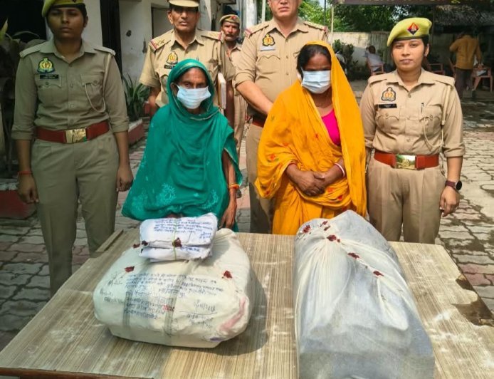 हरदोई: नशे की बड़ी खेप बरामद, 10 किलो गांजे के साथ बिहार की दो महिलाएं गिरफ्तार