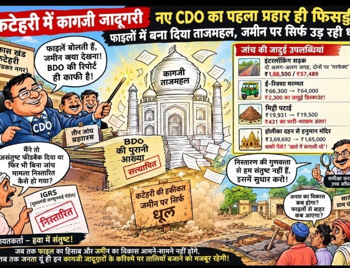 मुख्यमंत्री जनसुनवाई पोर्टल (IGRS) बना मात्र औपचारिकता असंतुष्ट फीडबैक के बावजूद CDO बिना जांच BDO की पुरानी आख्या को दी हरी झंडी