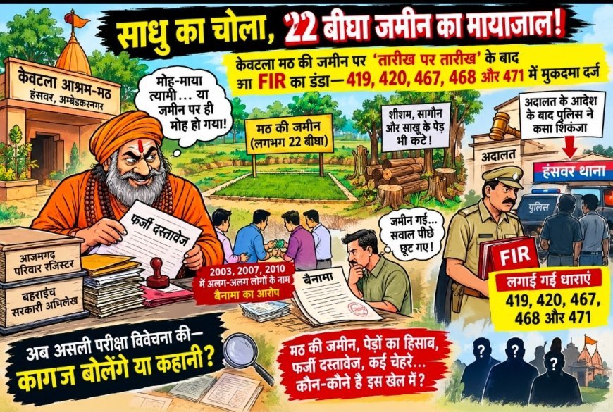 साधु का चोला, 22 बीघा जमीन का मायाजाल!