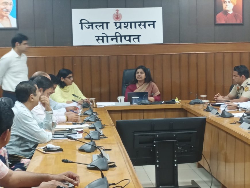 सोनीपत: प्रधान सचिव डी. सुरेश ने वीसी के माध्यम से सभी उपायुक्तों के साथ की बैठक